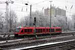 Kaffeepause laut Zugzielanzeiger für den DB VT 648775-4 im HBF Göttingen am 23.1.2017.