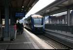 648 287-0 (VT 809 | Alstom Coradia LINT 41) von Transdev Sachsen-Anhalt (HarzElbeExpress) als HEX80515 (HEX 21) von Goslar nach Magdeburg Hbf erreicht den Bahnhof Wernigerode auf Gleis 1. [10.3.2018 | 15:45 Uhr]