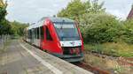 Nordbahn 648 645-9 als RB 63 Heide am 19.07.21 in Büsum bei der einfahrt