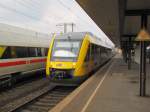 HLBahn VT 285.1 als HLB 24921 nach Gersfeld (Rhn), am 04.04.2012 im Bf Fulda.