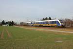 648 433 (NWB) und 648 xxx (NWB) bei Meerbusch-Osterath am 31.12.2013