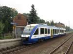 In Wallwitz (Saalkr.) wartet Hex Lint am 04.08.2014 auf seine Rückfahrt nach Halberstadt 