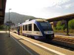 HEX VT 807 als HEX 80153 nach Magdeburg Hbf, am 16.09.2014 in Thale Hbf.