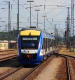 VT 216  Geltendorf  und VT 236  Wittelsbacher Land  von der Bayerische Regiobahn fahren am 25.06.2015 als BRB 86662 (Augsburg Hbf  -Ingolstadt Nord) in Ingolstadt Hbf ein.
