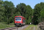 650 027-5 als RB 22724 (Lindau Hbf-Friedrichshafen Hafen) bei Enzisweier 27.5.17