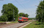 650 024-3 und 650 002-8 als RB 22931 (Nürtingen-Herrenberg) bei Neckartenzlingen 23.5.19