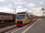 Ein RS1 (BR 650) von der HzL (Neu SWEG) der Linie RB42 nach Rottweil. Das Photo entstand am 8.8.23 gegen 10:37 Uhr in Villingen.