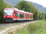 650 003 als RE nach Ulm Hbf. Hier bei Oberkochen. (Sommer 07)