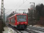 650 113-4 fuhr zusammen mit einem weiteren Kollegen am 31.12.2007 als RE nach Crailsheim. Hier bei der Einfahrt in den Bahnhof Goldshfe.