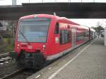 Eingefahrene 650 010-2 und 650 018-5 warten auf den RE22031 von Stuttgart nach Tbingen um als RB 13963 (14:53 Uhr) nach Oberleningen zu Fahren 23.11.2008 