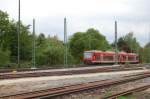 650 004-5 und 650 025-0 fahren am 29.4.2009 als RB von Wendlingen nach Oberlenningen.