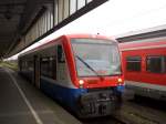 VT 650.08 Prignitzer Eisenbahn wartet in Oberhausen Hbf auf den Fahrbefehl in richtung Bottrop Hbf.