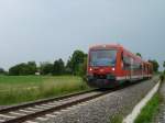 650 106 mit 650 320 bei der Durchfahrt in Neu Ulm am 20.06.13