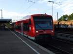 Am 12.08.2013 stehen 650 313 und ein weiterer 650 als RB nach Ulm in Crailsheim bereit.