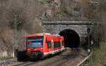 650 303-1 als RB 22211 (Pforzheim Hbf-Horb) am Mühlener Tunnel 30.3.14