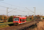 650 311-4  als RB 22430 (Pforzheim Hbf-Tübingen Hbf) bei Eutingen 27.10.16