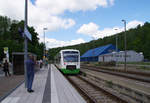 Der Glanz der großen Eisenbahnzeit ist in Zeulenroda schon längst vergangen.