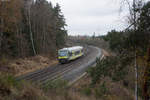 650 734 der agilis als ag 84650 nach Kirchenlaibach bei Martinlamitz, 12.11.2016