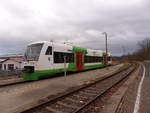 STB VT 119 als STB 81251 von Fröttstädt nach Friedrichroda, am 31.12.2017 in Waltershausen.