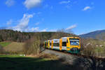 650 067 + 650 076 als WBA1 am 30.01.2018 bei Niederkandelbach.