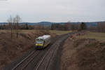 650 720 als ag 84679 von Marktredwitz nach Bad Steben bei Thölau, 23.02.2017