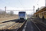 VT 54 der Vogtlandbahn nun in Richtung Zwickau  am 24.