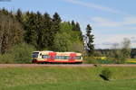 VT 247 als HzL 88616 (Rottweil-Bräunlingen Bf) bei Zollhaus 22.5.19