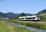 VT 53x und VT 532 als SWE87377 (Bad Griesbach(Schwarzwald)-Freudenstadt Hbf) bei Haslach 13.6.19