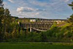 ag 84612 (Bad Steben - Bad Rodach) beim Fichtelnaabviadukt in Neusorg, 30.05.2019