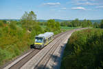 650 723 als ag 84633 (Kirchenlaibach - Bad Steben) bei Oberthölau, 30.05.2019