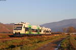 VT 005 und VT 502 als SWE88431 (Elzach-Freiburg(Brsg)Hbf) bei Buchholz 5.12.19