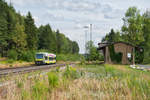 650 717 als ag 84685 (Kirchenlaibach - Bad Steben) bei Röslau, 28.07.2019