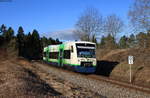 VT 016 als HzL69725 (Villingen(Schwarzw)-Immendingen) bei Zollhaus 13.3.20