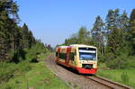 VT 232 als HzL 69727 (Bräunlingen-Geisingen Leipferdingen) bei Zollhaus 16.5.20