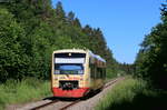 VT 241 als HzL69762 (Rottweil-Bräunlingen Bf) bei Marbach 12.6.20