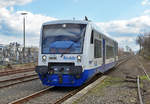 VT 744 (BR 650) der Rurtalbahn als Bördeexpress von Euskirchen nach Düren, hier in Zülpich - 07.03.2020