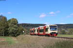 VT 46 und VT 201 als HzL69895 (Sigmaringen-Blumberg Zollhaus) bei Immendingen 4.10.20