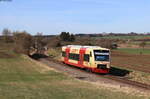 VT 232 als HzL 69727 (Bräunlingen Bf - Rottweil) bei Deißlingen 11.4.22