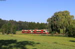 VT 253 und VT 246 als HzL 74411 (Radolfzell - Stockach NE) bei Stahringen 11.6.22