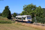 VT 532 als SWE 72209 (Biberach(Baden) - Oberharmersbach-Riersbach) bei Kirnbach Grün 13.7.22