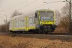 VT 650.720 Agilis bei Trieb auf dem Weg nach Bad Rodach am 03.03.2012.