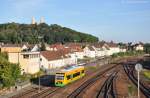 VT40 als RB59952 am 18.08.2012 bei der Einfahrt in Schwandorf