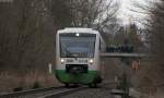 VT 106 als STB80510 (Eisenach-Eisfeld) bei Wernshausen 13.4.13