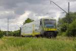 VT650 729 Agilis bei Trieb am 24.06.2013.