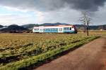 SWE 87790 mit PEG 650.08 verlsst Biberach auf dem Weg nach Oberharmersbach-Riersbach (02.01.2013)