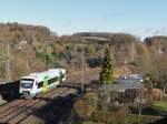 Ein 650 der Vogtlandbahn zusehen am 25.11.13 in Jssnitz.