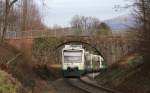 VT 008; VT 002; VT 015 und VT 021 als BSB88429 (Elzach-Freiburg(Breisgau) Hbf) bei Niederwinden 15.1.14