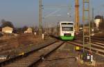 Der Abendsonne entgegen...oder ab jetzt stehe / fahre ich unter Strom    VT 306 und ein weiterer Regio Shuttle der Erfurter Bahn sind auf der Relation Gera - Hof unterwegs.