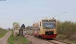 VT 243 als HzL88089 (Bräunlingen Bf-Rottweil) bei Lauffen 10.4.14