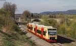 VT 240 und VT 238 als HzL88120 (Rottweil-Bräunlingen Bf) bei Rottweil 10.4.14